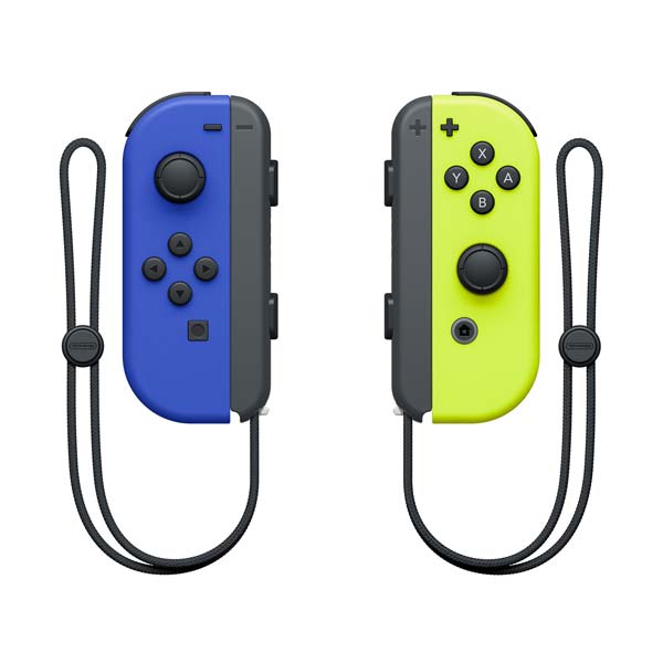 Ovladače Nintendo Joy-Con Pair, modrý/neonově žlutý - OPENBOX (Rozbalené zboží s plnou zárukou)