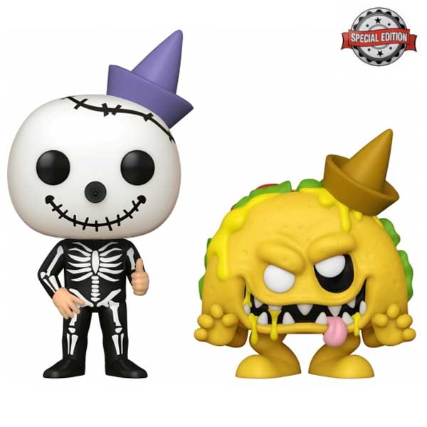 POP! Ad Icons: Jack in the Box Skeleton Jack & Monster Taco Special Edition