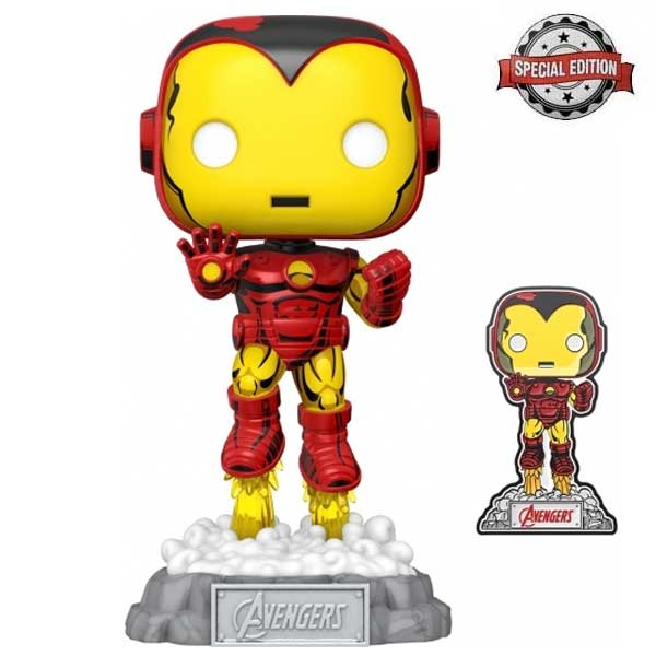 POP! Iron Man (Marvel) Special Edition + odznak