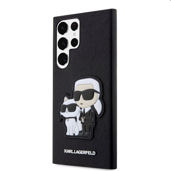 Pouzdro Karl Lagerfeld PU Saffiano Karl and Choupette NFT pro Samsung Galaxy S23 Ultra, černé Pouzdro Karl Lagerfeld PU Saffiano Karl and Choupette NFT pro Samsung Galaxy S23 Ultra, černé