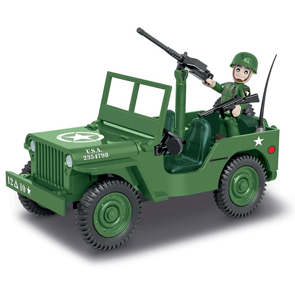 Cobi World War II osobní vůz Willys MB 1/4 TON 4x4 Cobi World War II osobní vůz Willys MB 1/4 TON 4x4