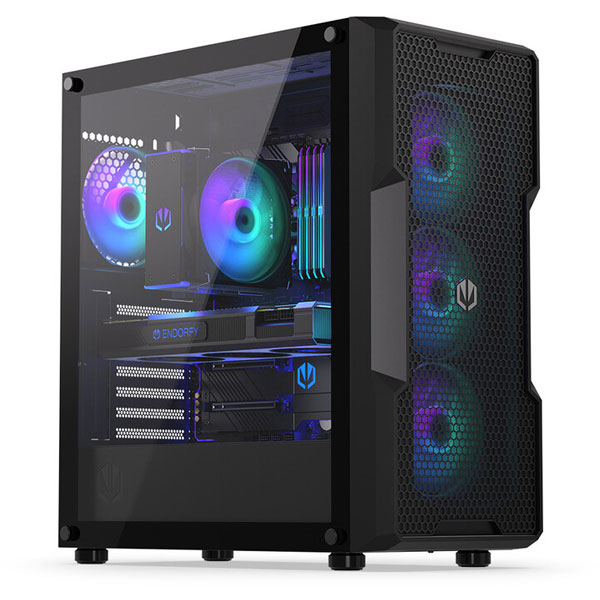ENDORFY case Regnum 400 ARGB / ATX / 4x120mm ARGB / 2xUSB / presklená bočnice / černá