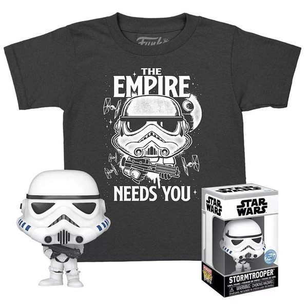 Funko Pocket Pop! & Tee (Child): Star Wars - Stormtrooper Funko Pocket Pop! & Tee (Child): Star Wars - Stormtrooper