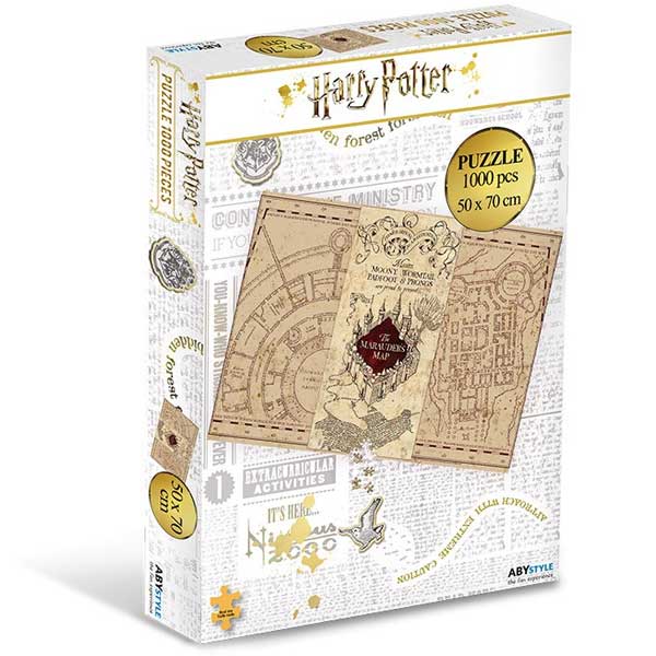 Jigsaw puzzle 1000 pieces Marauder s Map (Harry Potter) - OPENBOX (Rozbalené zboží s plnou zárukou)