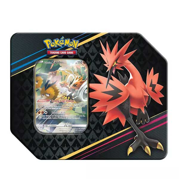 Kartová hra Pokémon TCG: Sword & Shield 12.5 Crown Zenith Premium Art Tin Zapdos (Pokémon) Kartová hra Pokémon TCG: Sword & Shield 12.5 Crown Zenith Premium Art Tin Zapdos (Pokémon)