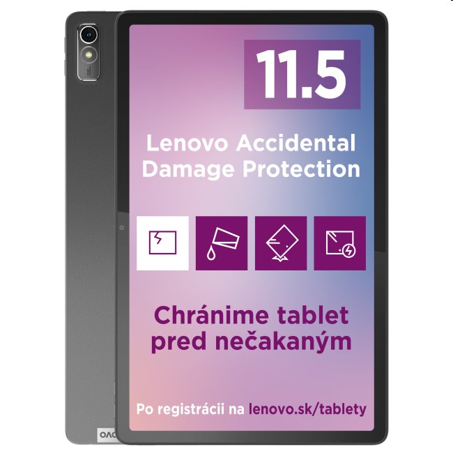 Lenovo Tab P11 (2nd Gen) LTE, 4/128GB, storm grey + originální klávesnice (SK layout) v hodnotě 99€