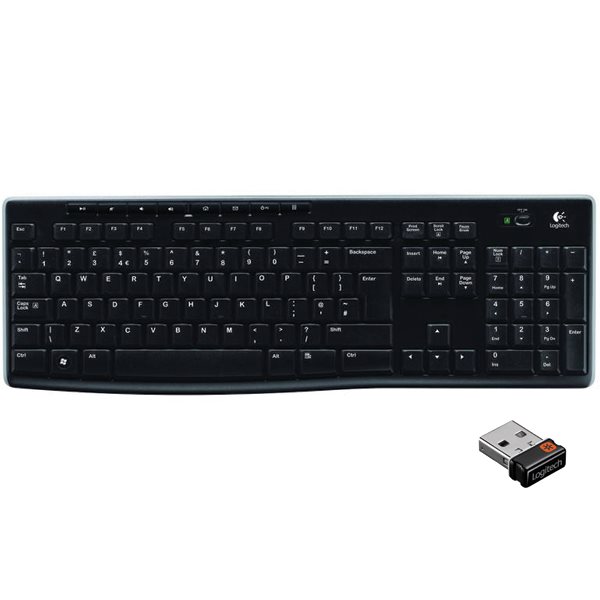 Logitech K270 Full-size Wireless Keyboard CZ - OPENBOX (Rozbalené zboží s plnou zárukou)