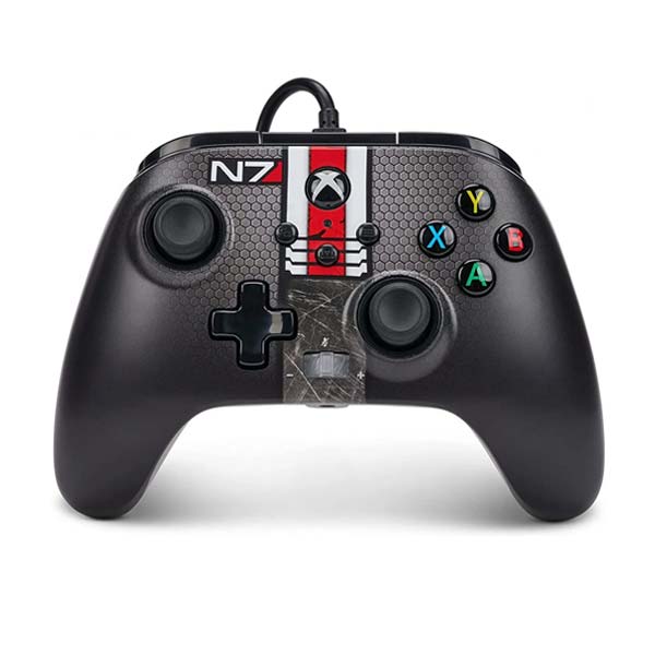 PowerA Enhanced Wired Controller for Xbox Series, Mass Effect N7 - OPENBOX (Rozbalené zboží s plnou zárukou)