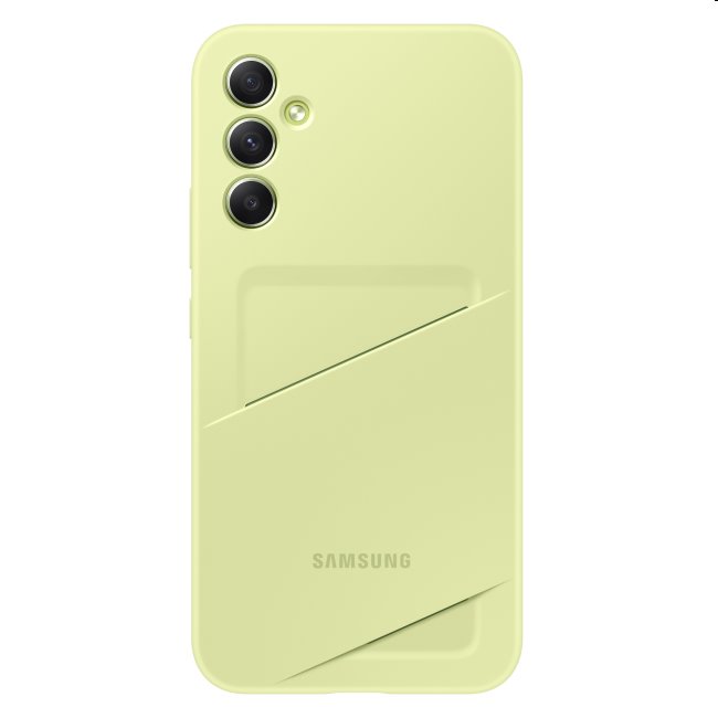 Pouzdro Card Slot Cover pro Samsung Galaxy A34 5G, lime