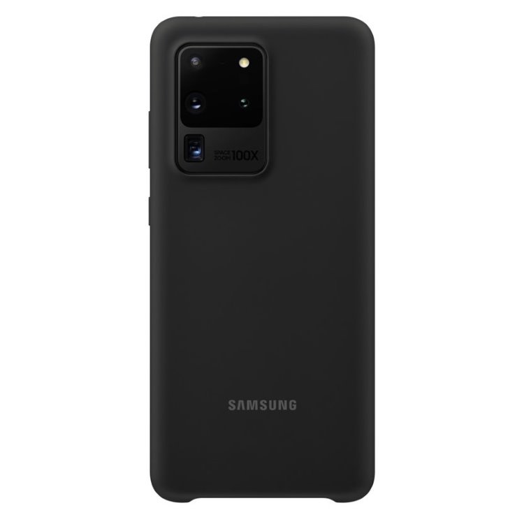 Samsung Silicone Cover Galaxy S20 Ultra, black - OPENBOX (Rozbalené zboží s plnou zárukou)