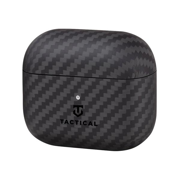 Kryt na sluchátka Tactical Aramid Fiber Slim Airpods 3, černý