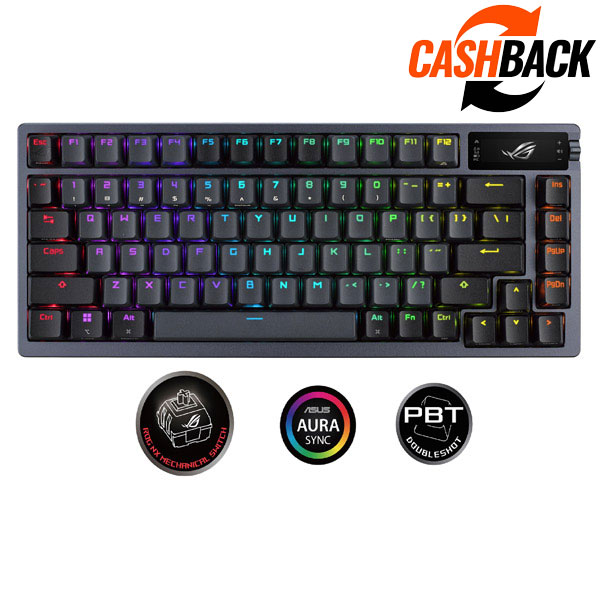 ASUS ROG Azoth Gaming Custom Keyboard (ROG NX RED/PBT) US - OPENBOX (Rozbaléné zboží s plnou zárukou)