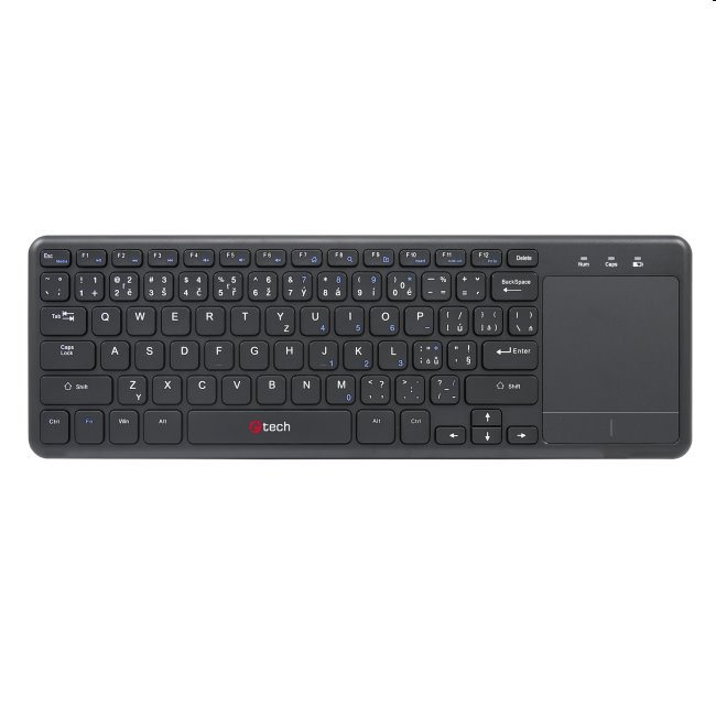 Dárek - C-Tech bezdrátová klávesnice s touchpadom (SK layout) v ceně 729,- Kč