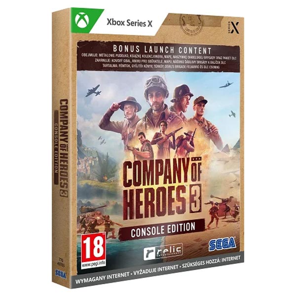 Company of Heroes 3 CZ (Console Launch Edition) [XBOX Series X] - BAZAR (použté zboží)