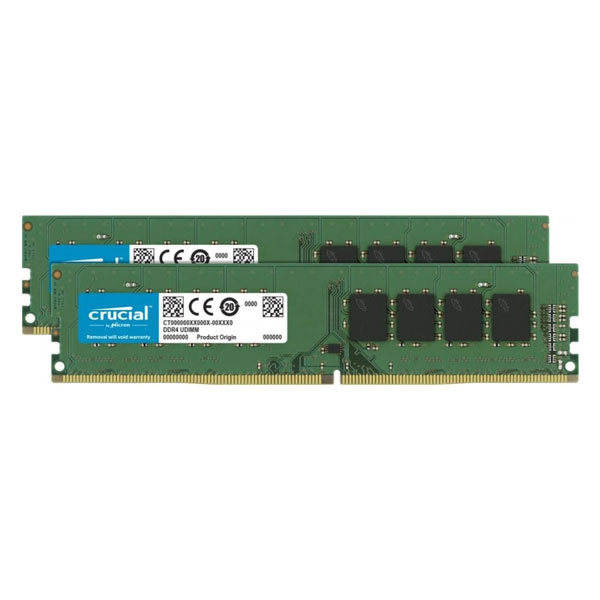 Crucial DDR4 32GB (2x16GB) 3200MHz CL22 Unbuffered