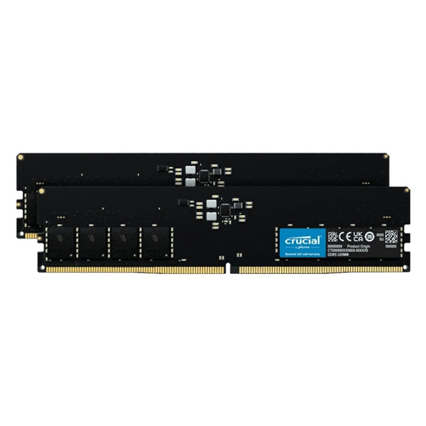 Crucial DDR5 32GB kit 4800MHz CL40 Unbuffered Crucial DDR5 32GB kit 4800MHz CL40 Unbuffered