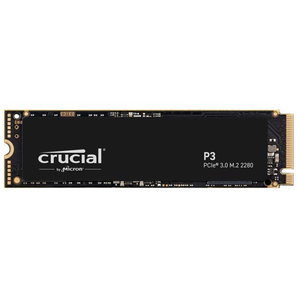 Crucial SSD P3 500GB, M.2 (2280), NVMe