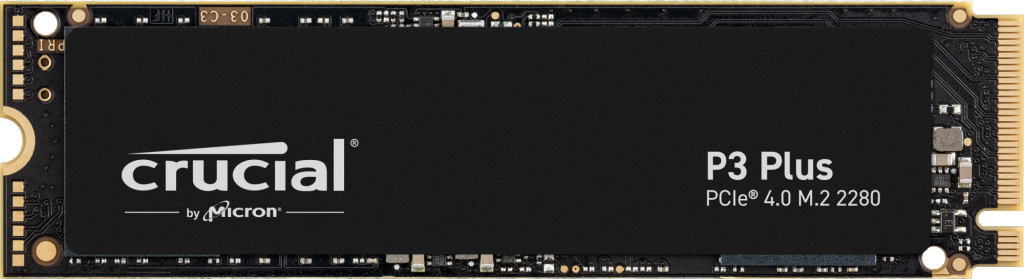 Crucial SSD P3 Plus 2 TB M.2 NVMe Gen4 5000/4200 MBps