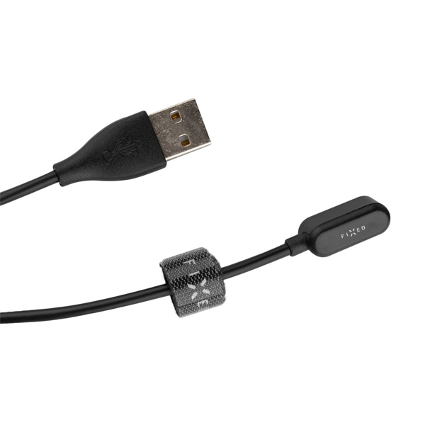 FIXED Nabíjecí USB kabel pro Huawei/Honor Band 6, černý