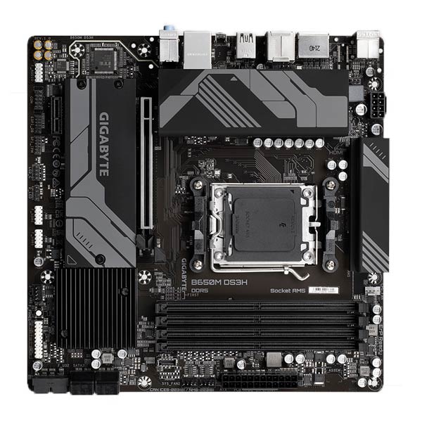 Gigabyte B650M DS3H , AMD B650, AM5, 4xDDR5, mATX