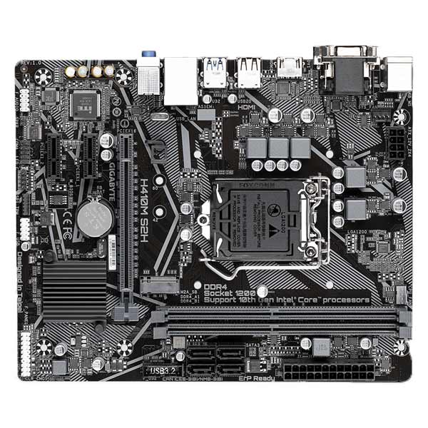 Gigabyte H410M S2H, Intel H410, LGA1200, 2xDDR4, LaN, mATX Gigabyte H410M S2H, Intel H410, LGA1200, 2xDDR4, LaN, mATX