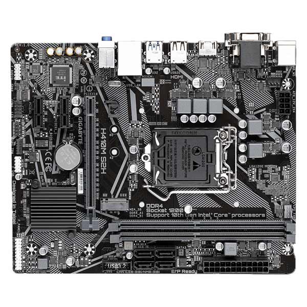 Gigabyte H410M S2H, Intel H410, LGA1200, 2xDDR4, LaN, mATX