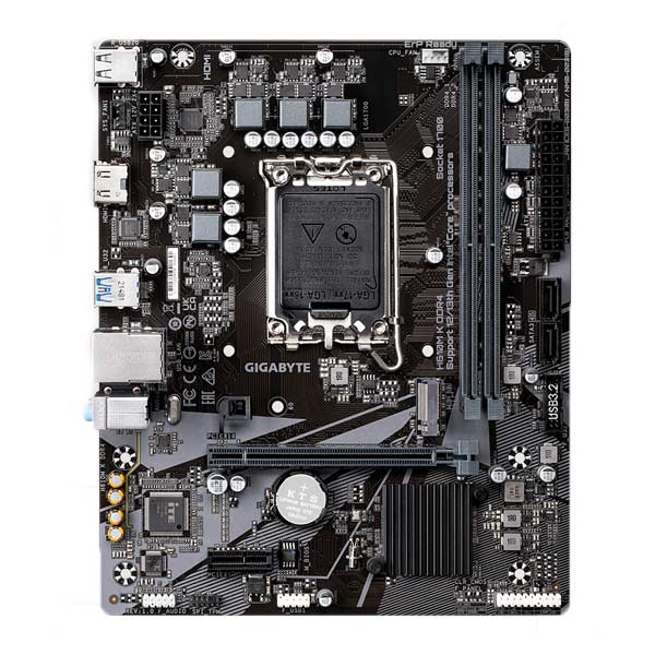 Gigabyte H610M K DDR4 , Intel H610, Socket1700, 2xDDR4, mATX Gigabyte H610M K DDR4 , Intel H610, Socket1700, 2xDDR4, mATX