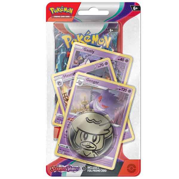 Kartová hra Pokémon TCG Scarlet & Violet 3 Premium Checklane Blister Gengar