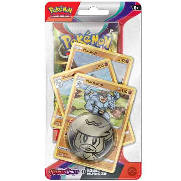 Kartová hra Pokémon TCG Scarlet & Violet 3 Premium Checklane Blister Machamp Kartová hra Pokémon TCG Scarlet & Violet 3 Premium Checklane Blister Machamp