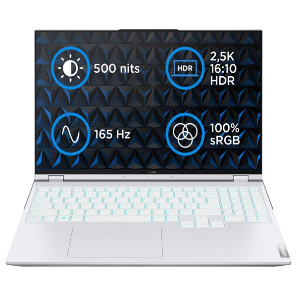 Lenovo Legion 5 Pro 16IAH7H Intel i7-12700H 16 GB 1 TB SSD 16" WQXGA IPS AG RTX3070Ti 8 GB Win11Home Glacier White