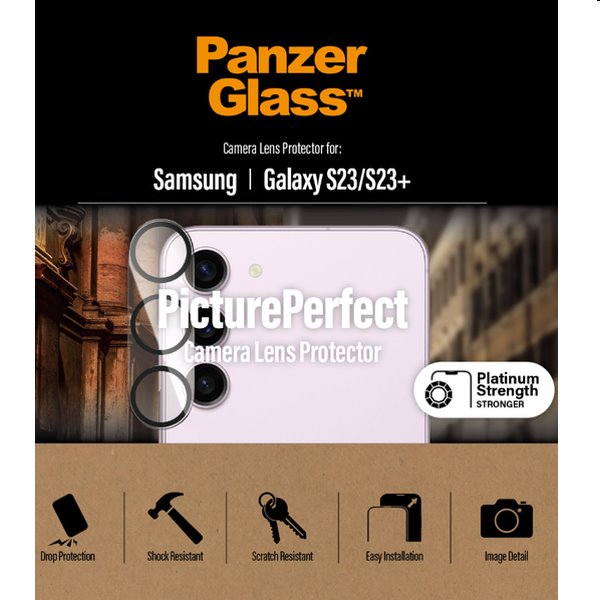 PanzerGlass ochranný kryt objektívu fotoaparátu pro Samsung Galaxy S23/S23 Plus