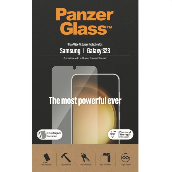 Ochranné sklo PanzerGlass UWF AB FP pro Samsung Galaxy S23