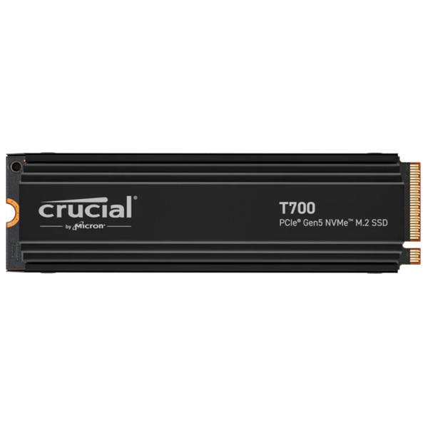 Crucial SSD T700 1TB M.2 NVMe Gen5 Heatsink 11700/9500 MBps