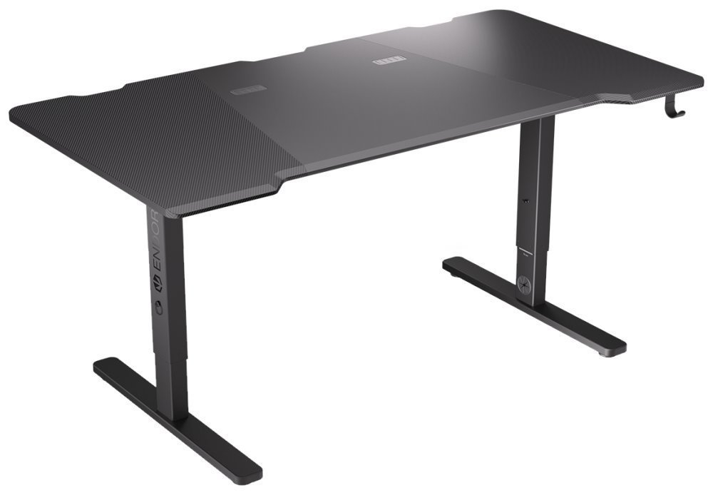 ENDORFY herní stôl Atlas L / 150cm x 78cm / nosnosť 80 kg / priestor na kabeláž / čierny ENDORFY herní stôl Atlas L / 150cm x 78cm / nosnosť 80 kg / priestor na kabeláž / čierny