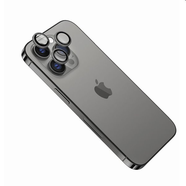 FIXED Ochranná skla čoček fotoaparátů pro Apple iPhone 13/13 mini, šedá