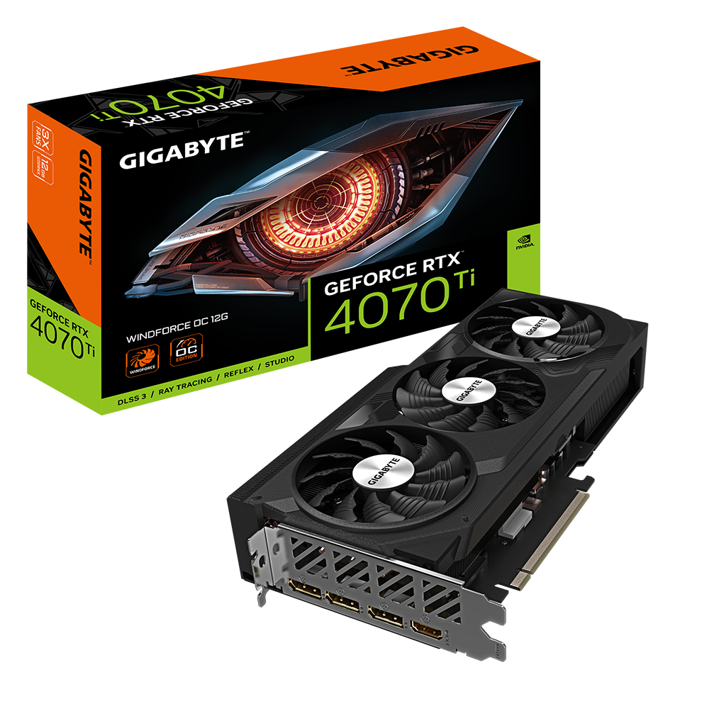 Gigabyte GeForce RTX 4070 Ti WINDFORCE OC 12G