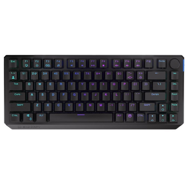 ENDORFY herná klávesnica Thock 75% Wireless / red sw. / bezdrôtová / mechanická / US layout / čierna RGB ENDORFY herná klávesnica Thock 75% Wireless / red sw. / bezdrôtová / mechanická / US layout / čierna RGB
