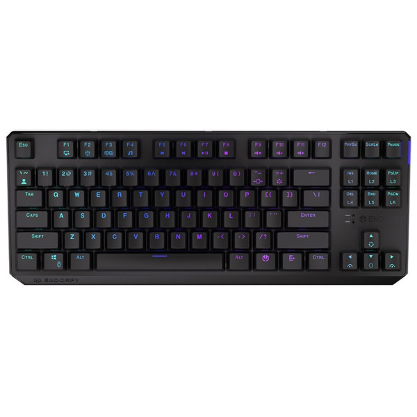 Herní klávesnice Endorfy Thock TKL Black Wireless, černá