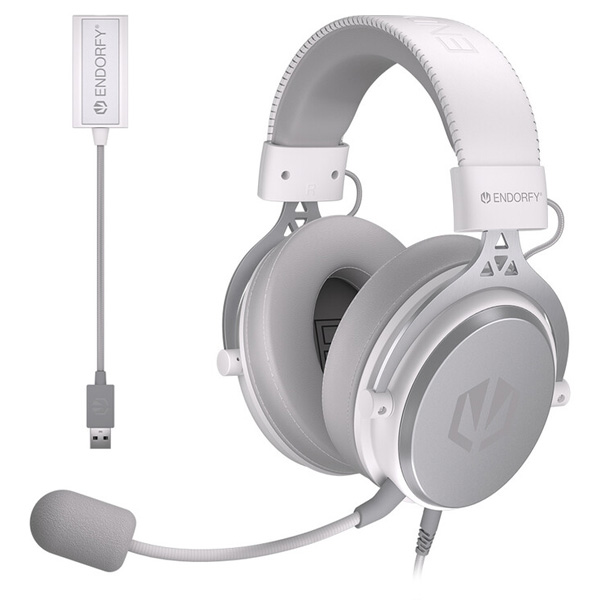 Herní sluchátka Endorfy VIRO Plus USB Onyx White Herní sluchátka Endorfy VIRO Plus USB Onyx White