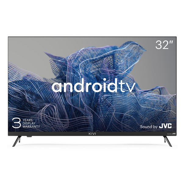 Kivi TV 32H750NB, 32" (81cm), HD, Google Android TV, čerrný