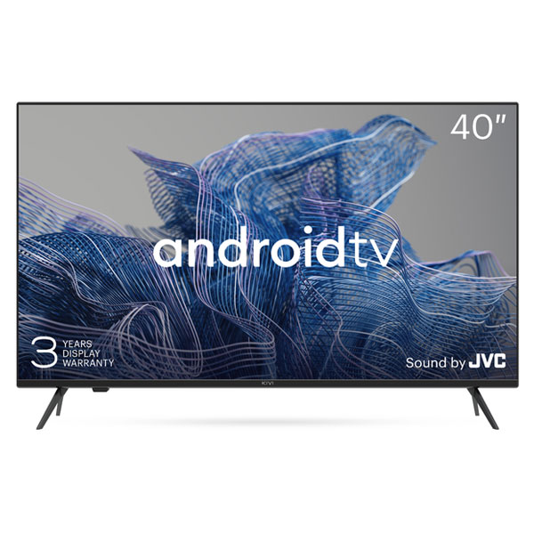 Kivi TV 40F750NB, 40" (102 cm), FHD LED TV, Google Android TV 9, černý