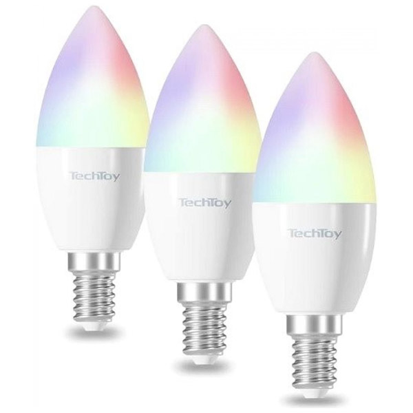 TechToy Smart Bulb RGB 4.5W E14 3pcs set