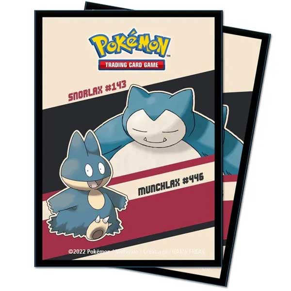 UP Deck Protector Sleeves Snorlax & Munchlax (65 Sleeves) (Pokémon)