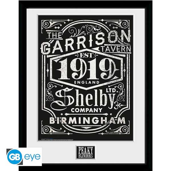 Zarámovaný plakát Shelby Company (Peaky Blinders) Zarámovaný plakát Shelby Company (Peaky Blinders)