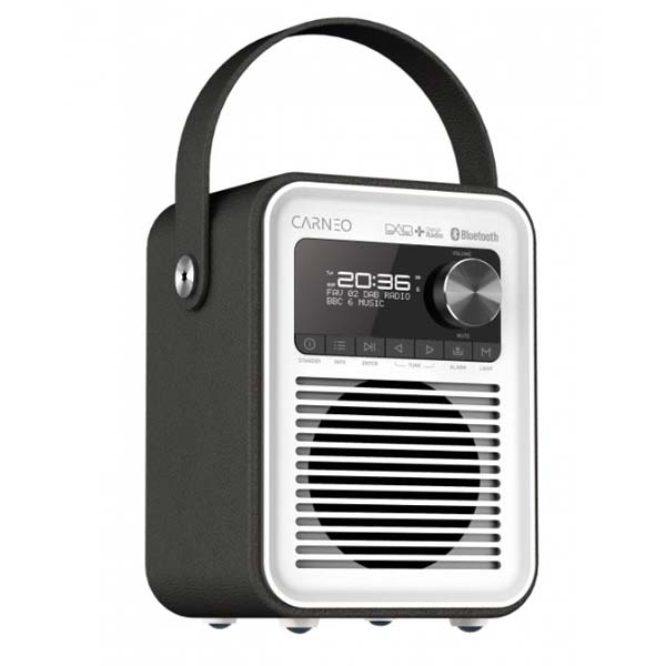 Carneo rádio D600 DAB/FM - černé/bílé