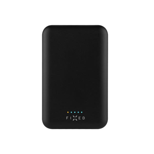 FIXED MagZen Powerbanka s bezdrátovým nabíjením a podporou Magsafe, 6 000 mAh, černá FIXED MagZen Powerbanka s bezdrátovým nabíjením a podporou Magsafe, 6 000 mAh, černá
