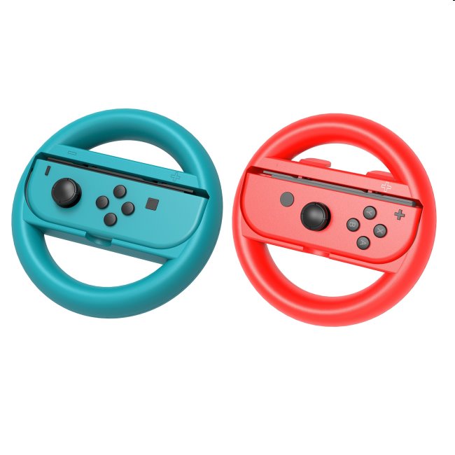 iPega steering wheel pro Nintendo Joy-Con ovladače, blue/red (2ks)