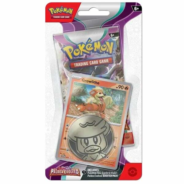 Kartová hra Pokémon TCG: Scarlet & Violet Paldea Evolved Checklane Blister Growlithe (Pokémon) Kartová hra Pokémon TCG: Scarlet & Violet Paldea Evolved Checklane Blister Growlithe (Pokémon)