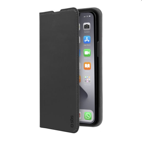 Pouzdro SBS Book Wallet Lite pro Apple iPhone 14, černé