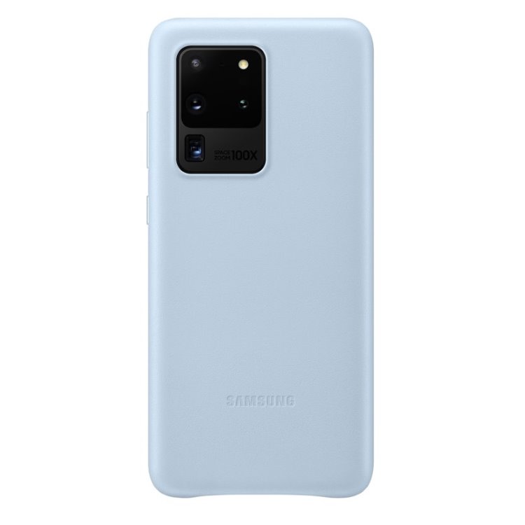 Samsung Leather Cover S20 Ultra, blue - OPENBOX (Rozbalené zboží s plnou zárukou)